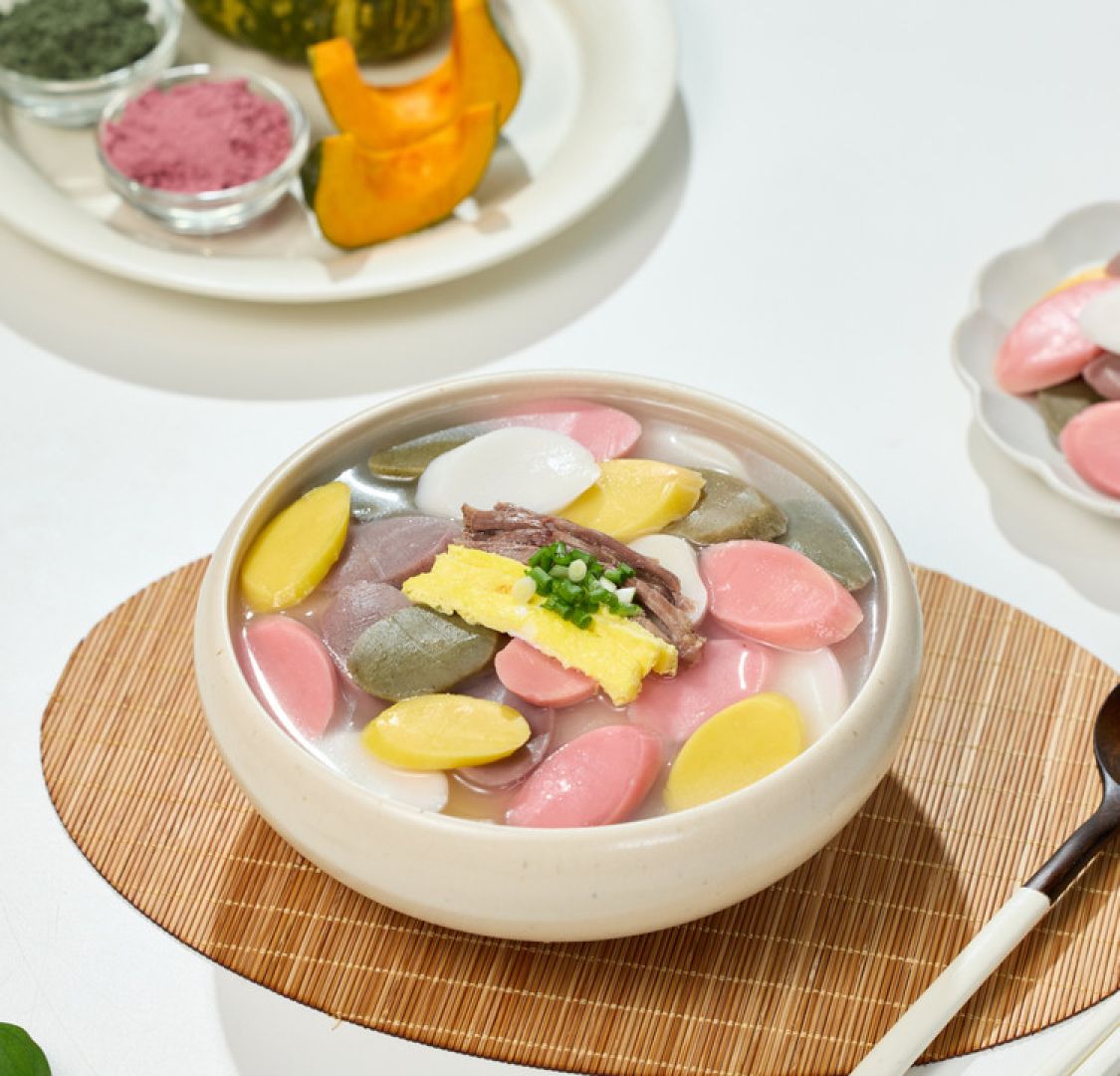 오색 쌀떡국떡 550g