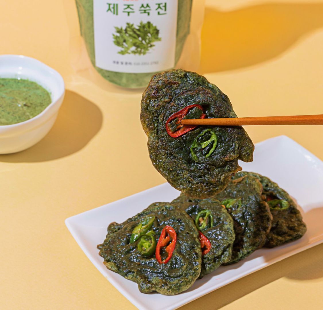 제주쑥전 밀키트 500g